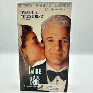 Father Of The Bride VHS Steve Martin Diane Keaton Martin Short 1992 Comedy